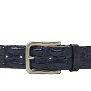 Men's belt in real crocodile back