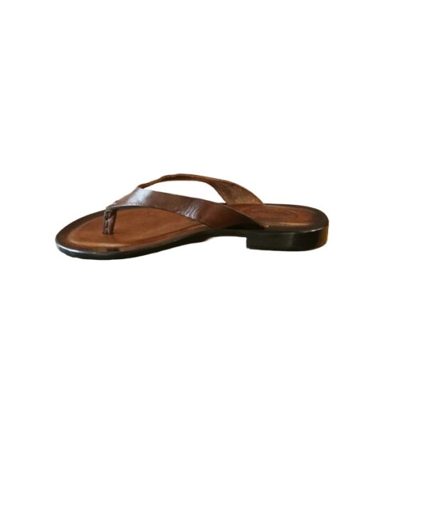 Women's leather flip-flops - Image 2