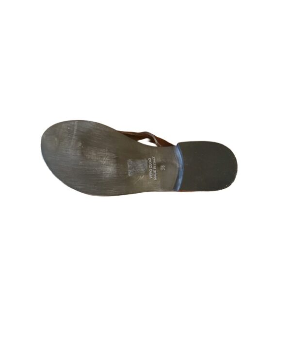 Women's leather flip-flops - Image 3
