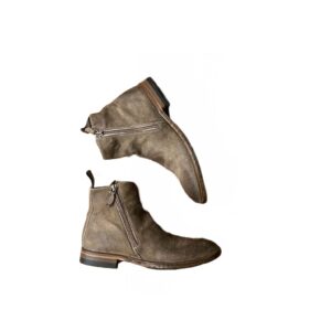 Alternative view of Stivaletto da donna con zip in pelle rovesciato