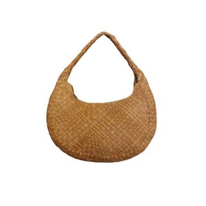 Borsa intrecciata in pelle Esmeralda Visonà