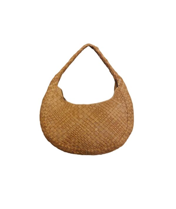 Borsa intrecciata in pelle Esmeralda Visonà