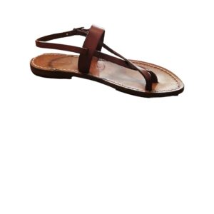 Alternative view of Sandalo infradito in cuoio donna