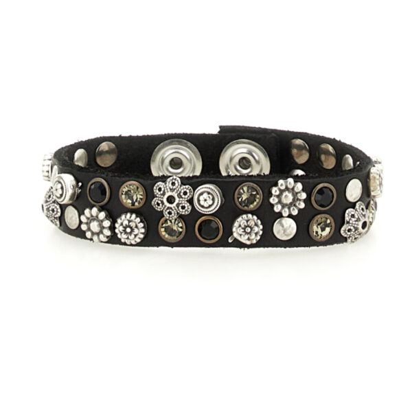 Studded and rhinestone bracelet